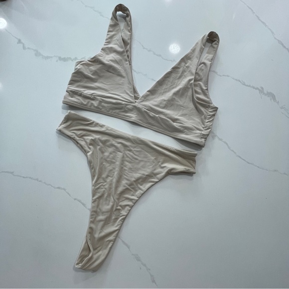 Riot Swim Kai High Waist Bottom - Coconut - Picture 4 of 8